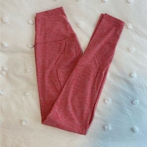 Beyond Yoga, space dye leggings, high rise, small, pink